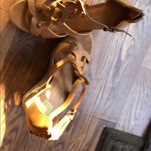 Dolce vita cork wedge sandals sz 9